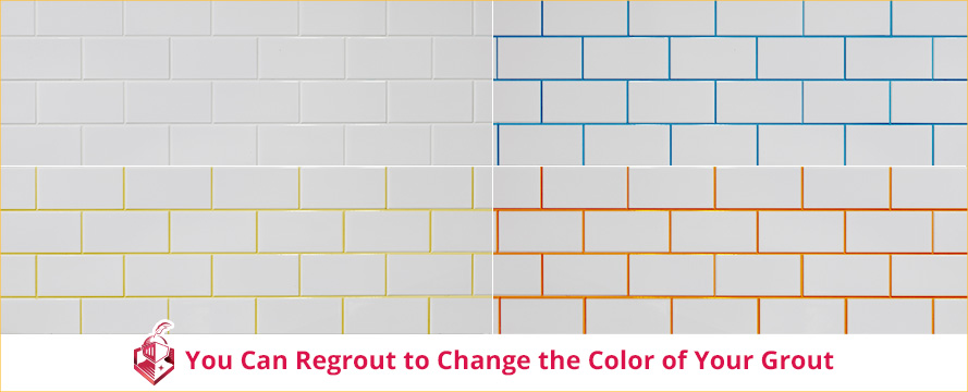 You Can Regrout to Change the Color of Your Grout