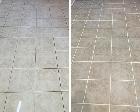 Floor Restored by Our Tile and Grout Cleaners in Massapequa, NY