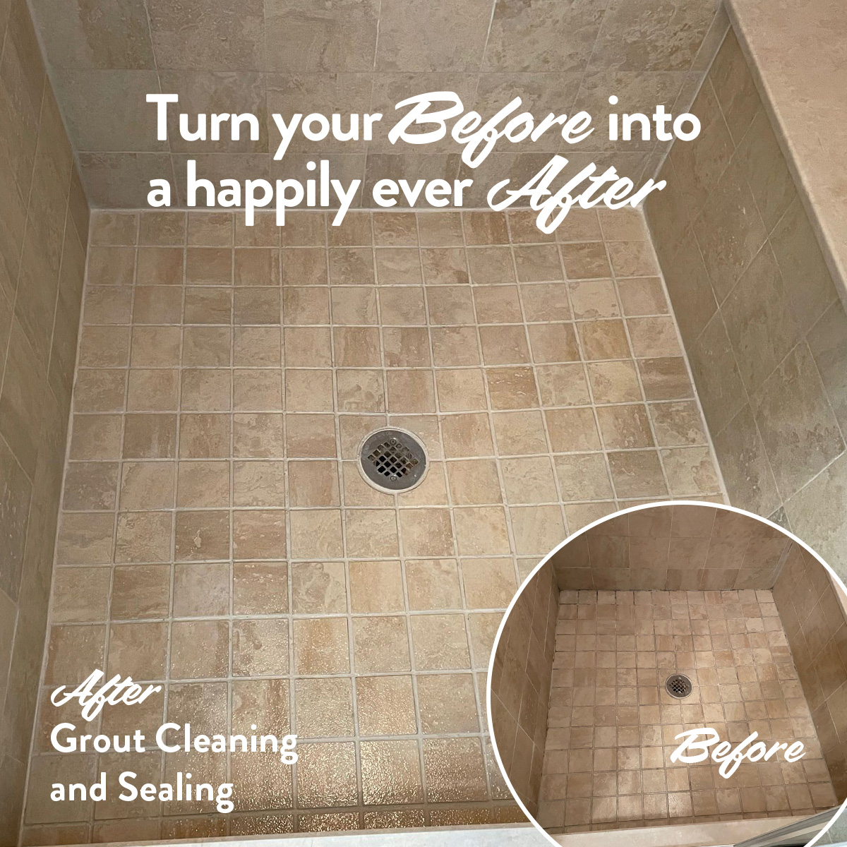 Grout Cleaning and Sealing