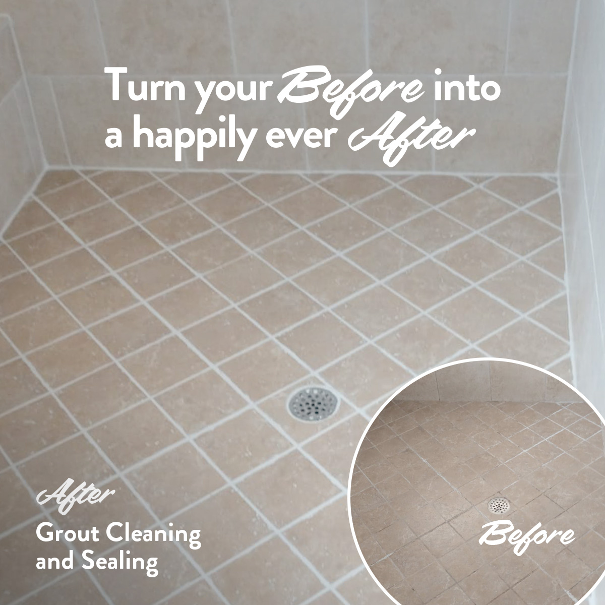 Grout Cleaning and Sealing